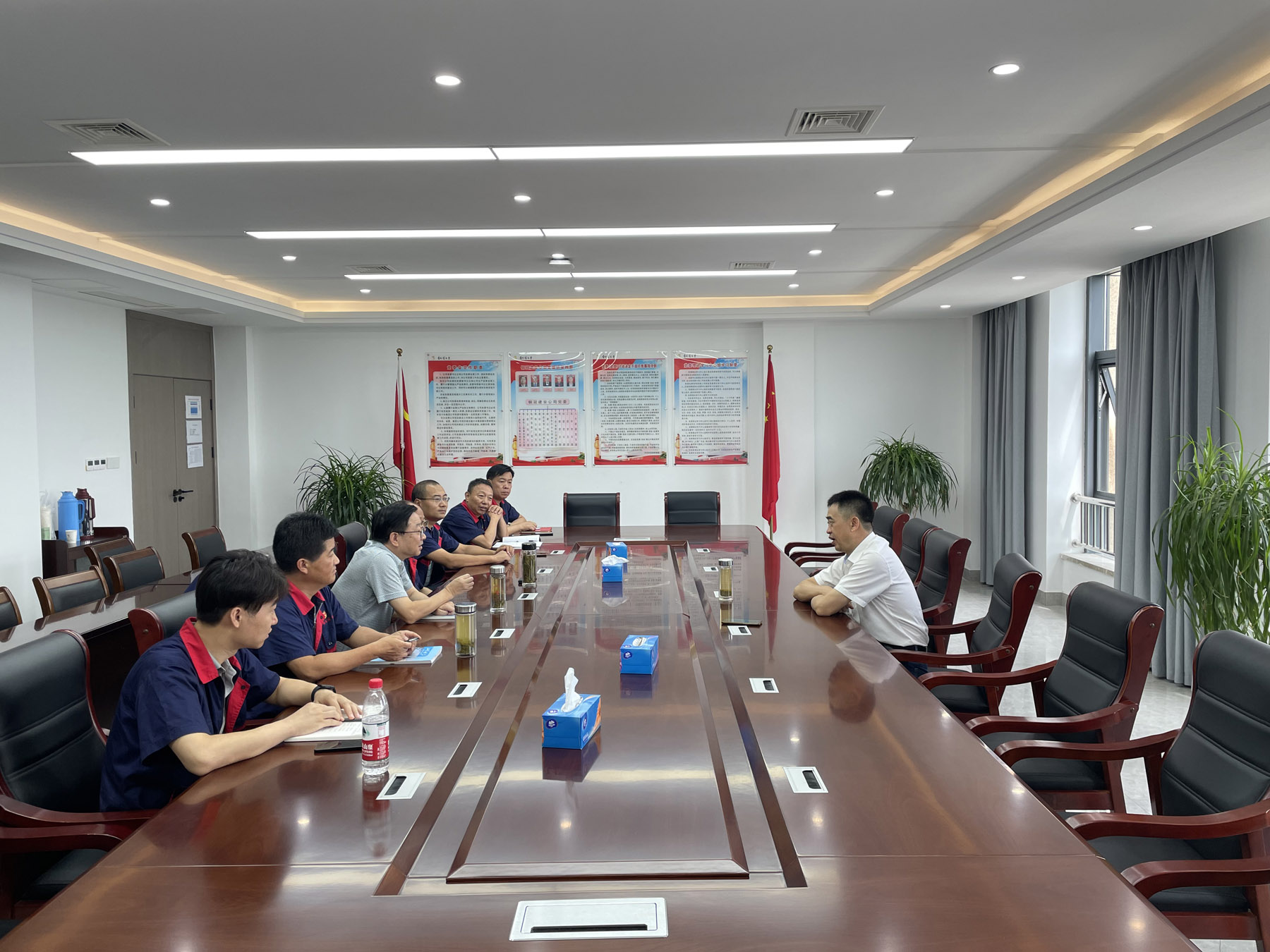 集團(tuán)公司黨委委員、總工程師周俊到公司調(diào)研 