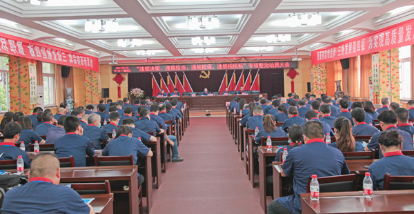 公司召開“違規(guī)決策、違規(guī)投資、違規(guī)擔(dān)保、違規(guī)招投標(biāo)”專項整治動員大會