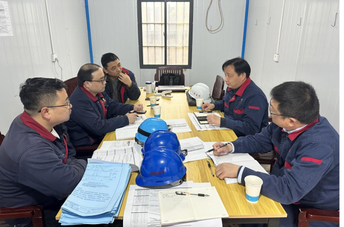 吳志停到金冠渣緩冷場項目檢查指導(dǎo)